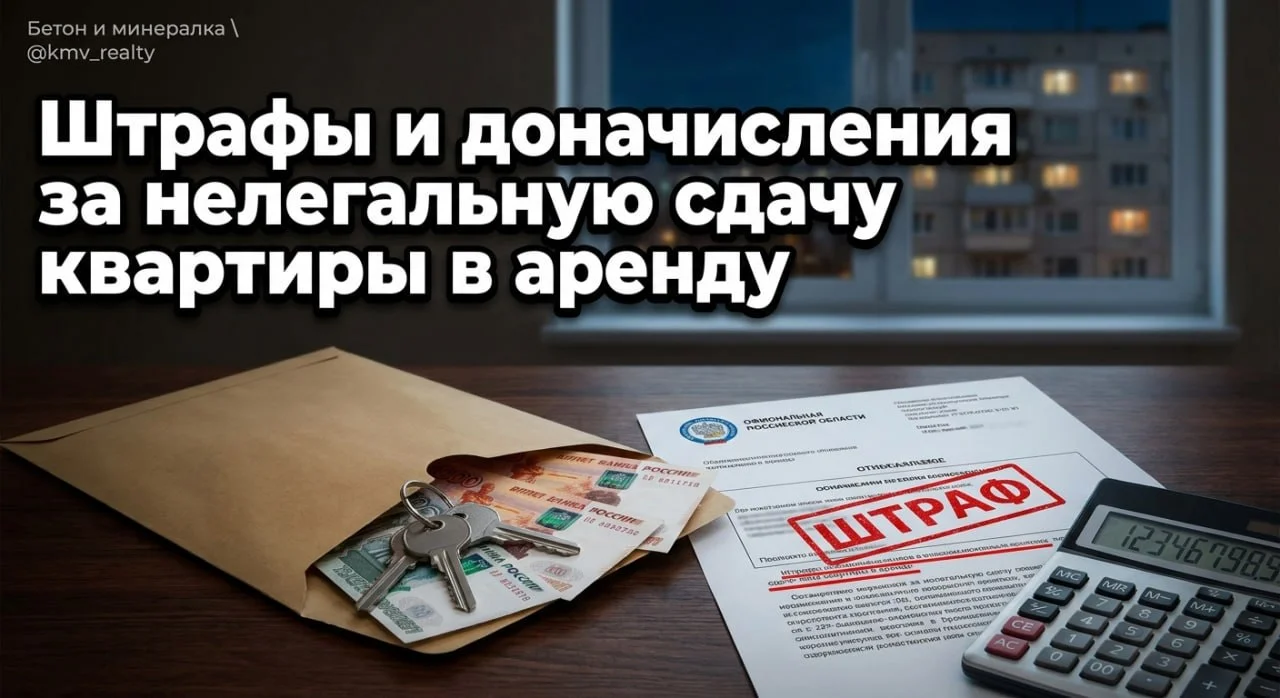 Штрафы и доначисления за нелегальную сдачу квартиры в аренду