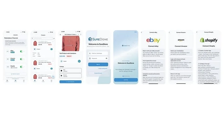 📱 SureDone выпустил мобильное приложение для управления карточками товаров на Amazon, eBay и