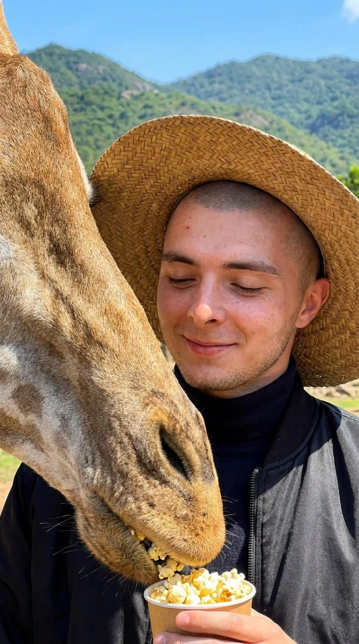🦒Фото с жирафом