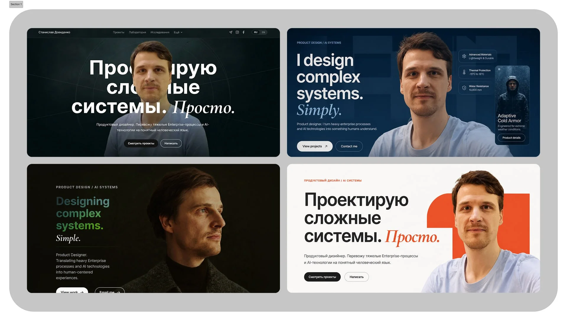 Первая страница сайта сейчас просто текст