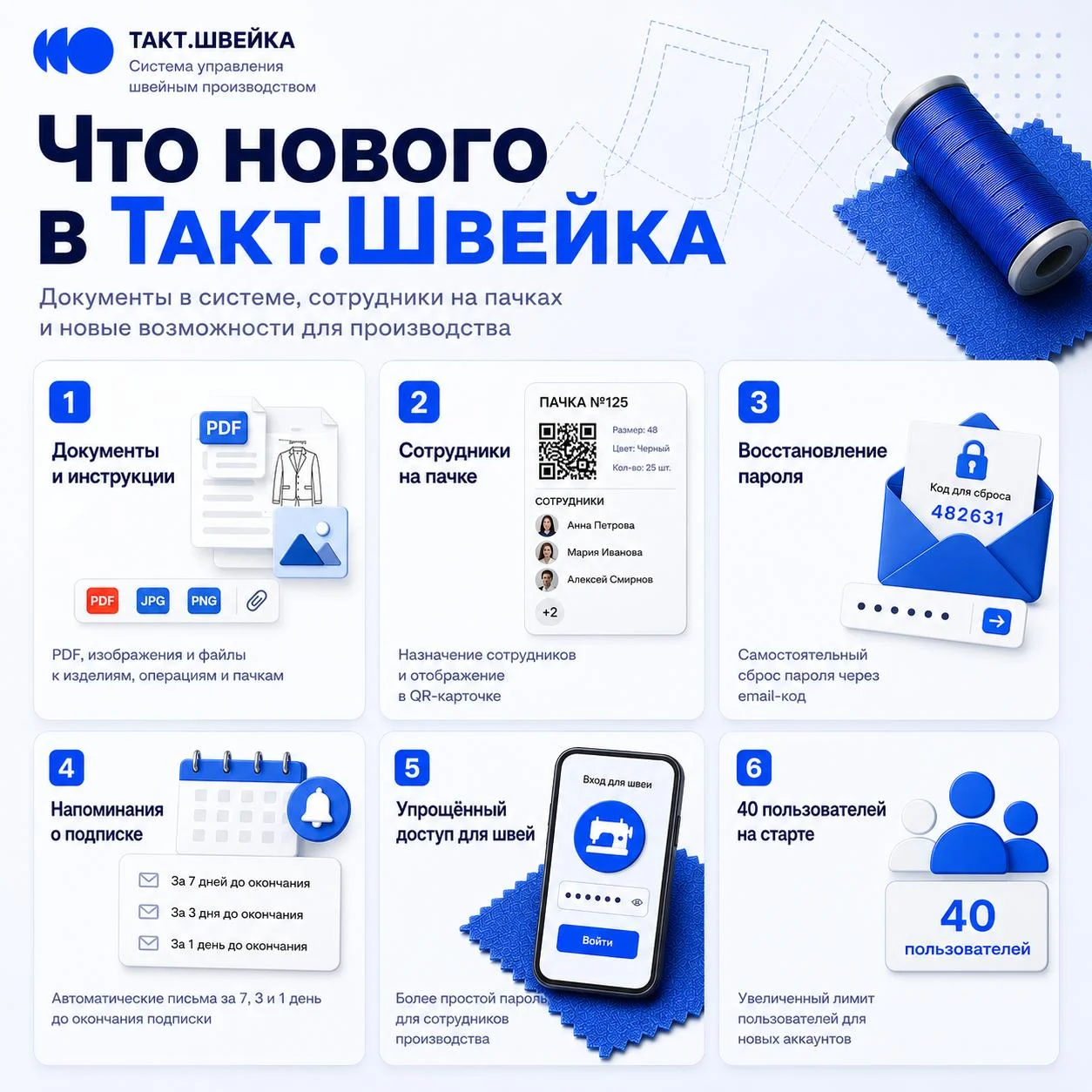 🚀 Обновление Такт.Швейка v1.8. Уже доступно!