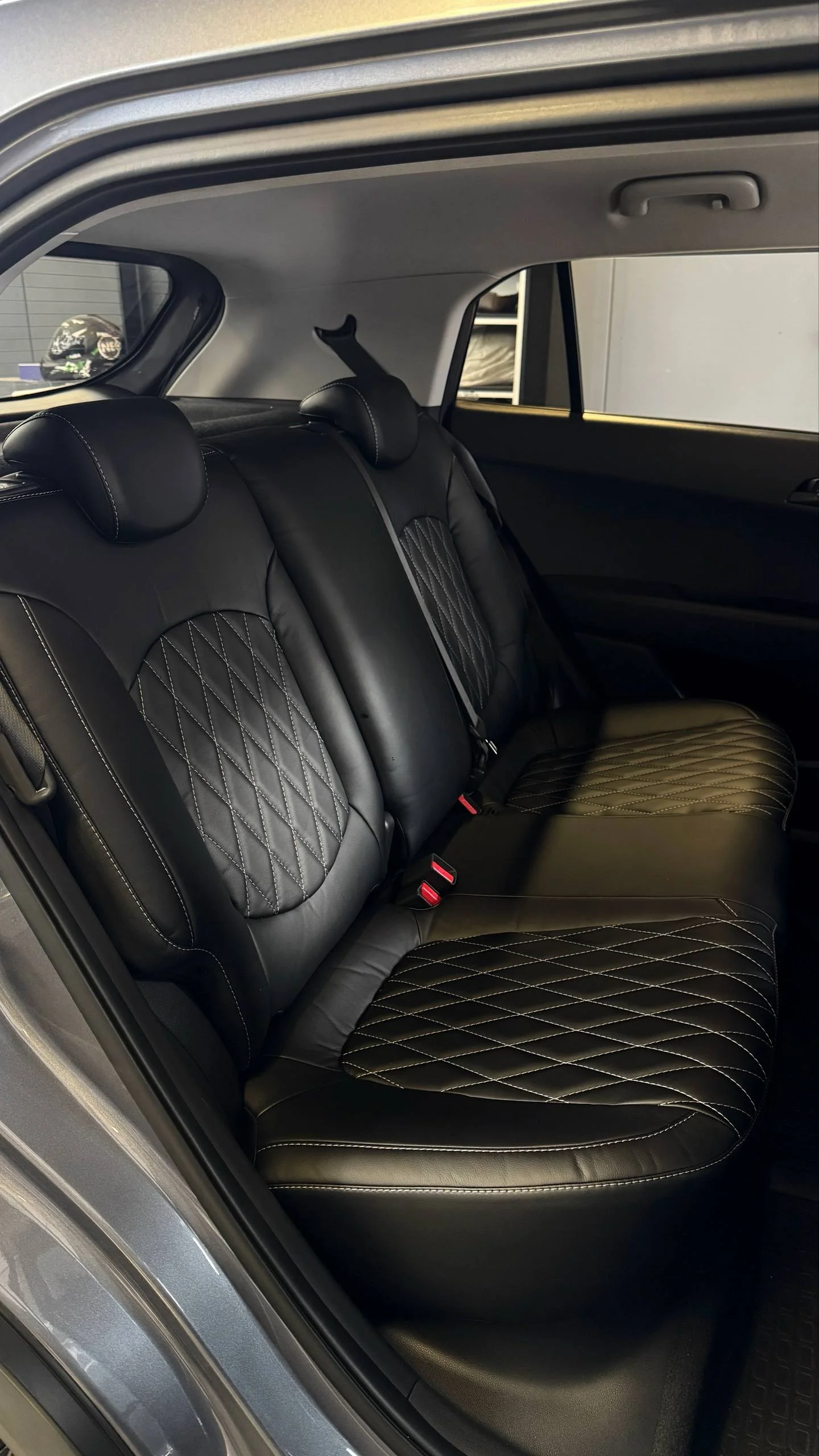 Hyundai Creta 1 Пошит и установлен комплект каркасных чехлов в категории Base+ в черном цвете, с