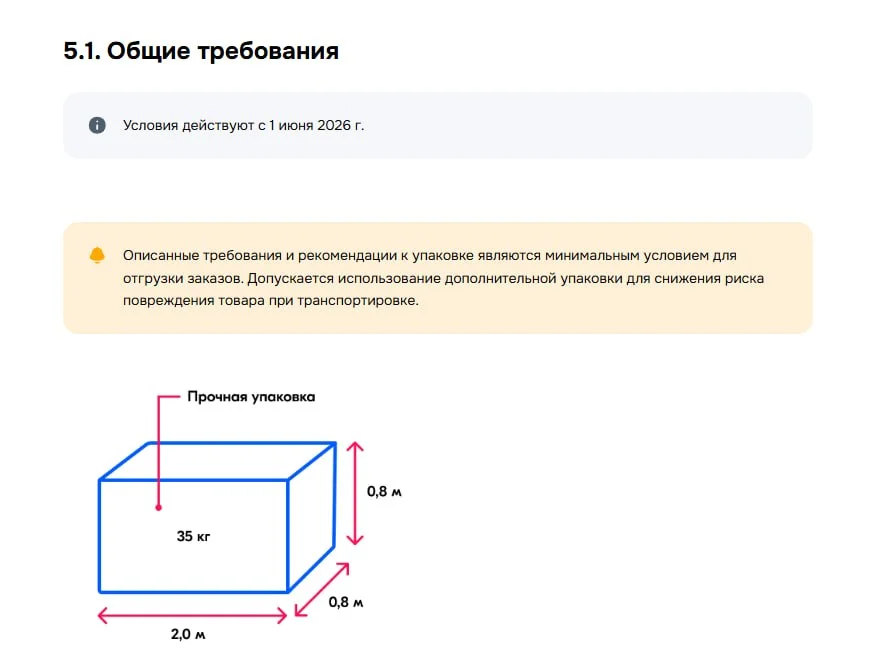 Ozon с лета изменил требования к упаковке для FBS-cеллеров