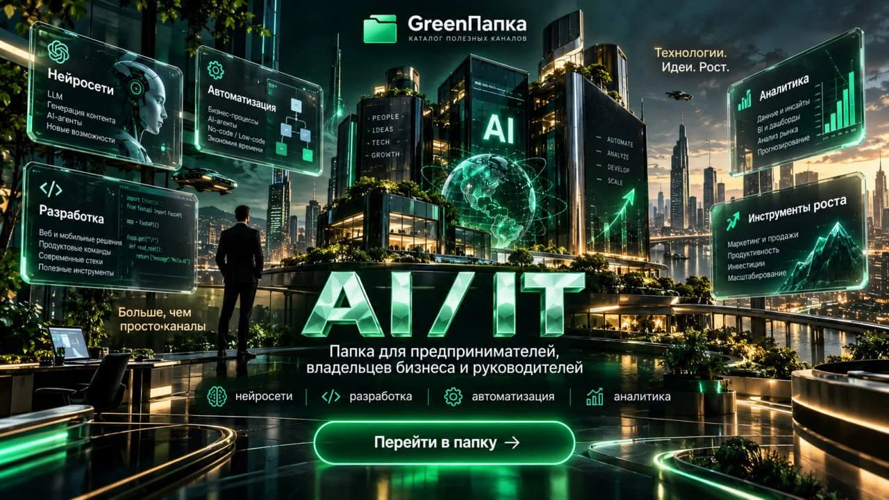 ⁉️ Устал искать интересные каналы с новостями мира AI и IT?