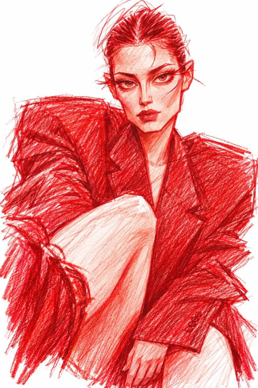 😍 Fashion-скетч