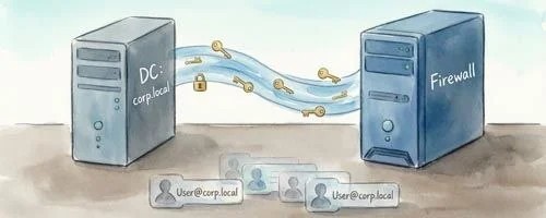 UserGate NGFW - Настройка авторизации с помощью kerberos для двух контроллеров домена