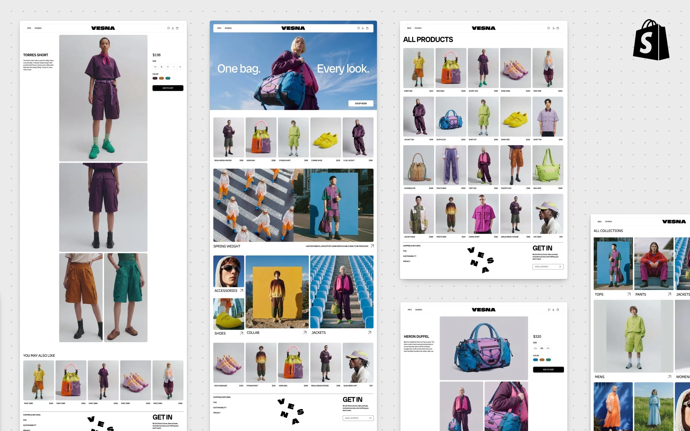 Shopify вынес весь дизайн магазина на один холст