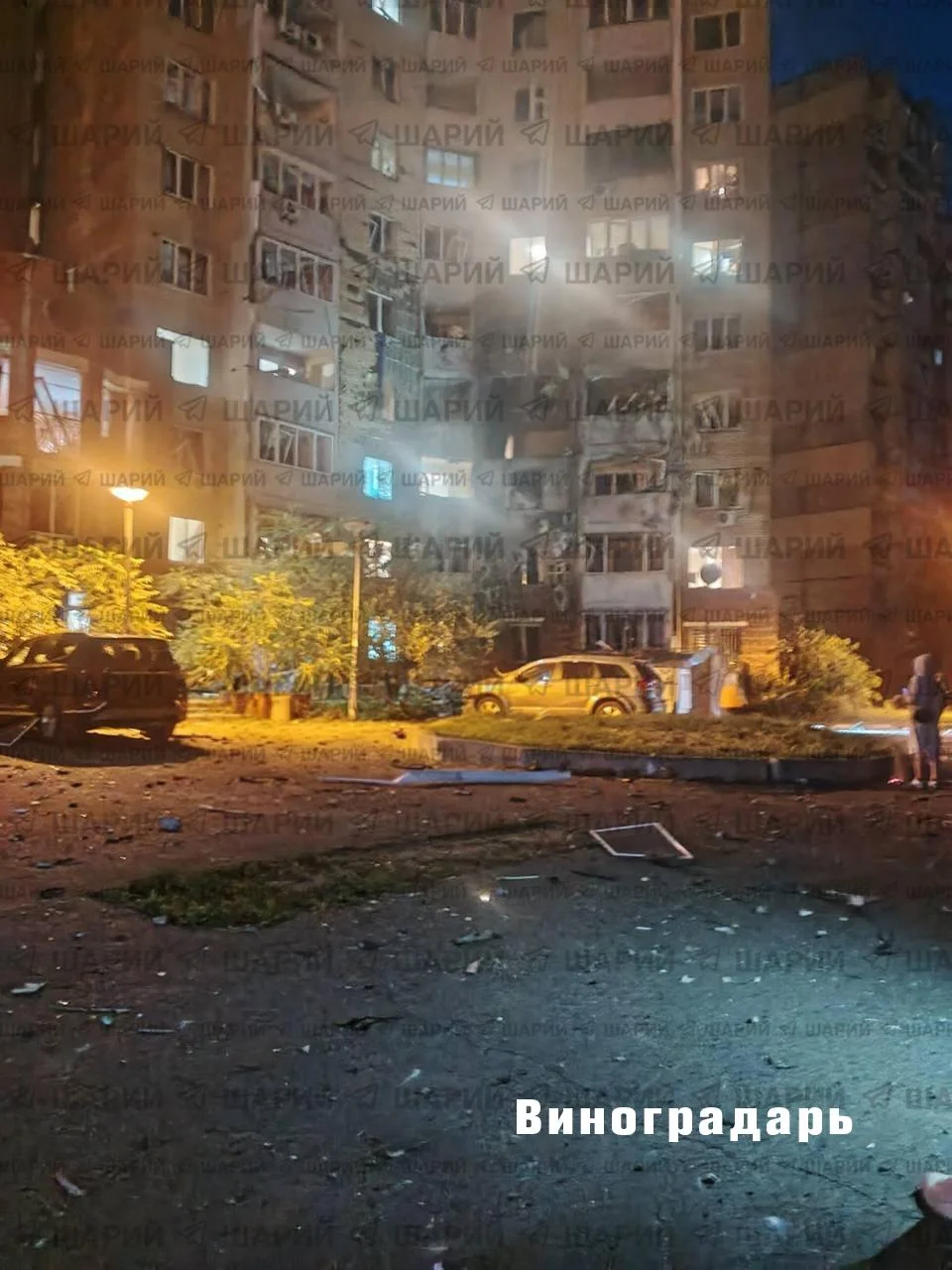 Последствия ночной атаки по Киеву