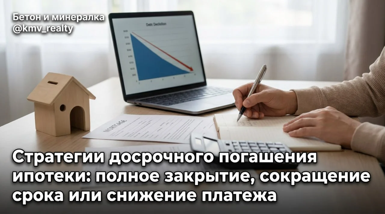 Стратегии досрочного погашения ипотеки: полное закрытие, сокращение срока или снижение платежа