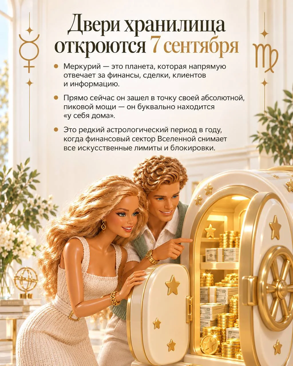 7 сентября колесо года повернется к вам Ж…