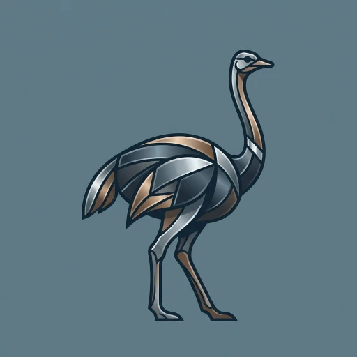 Металлический Страус