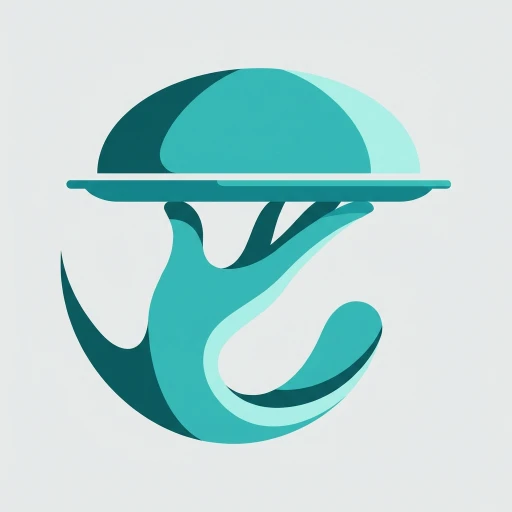 Бирюзовый Официант