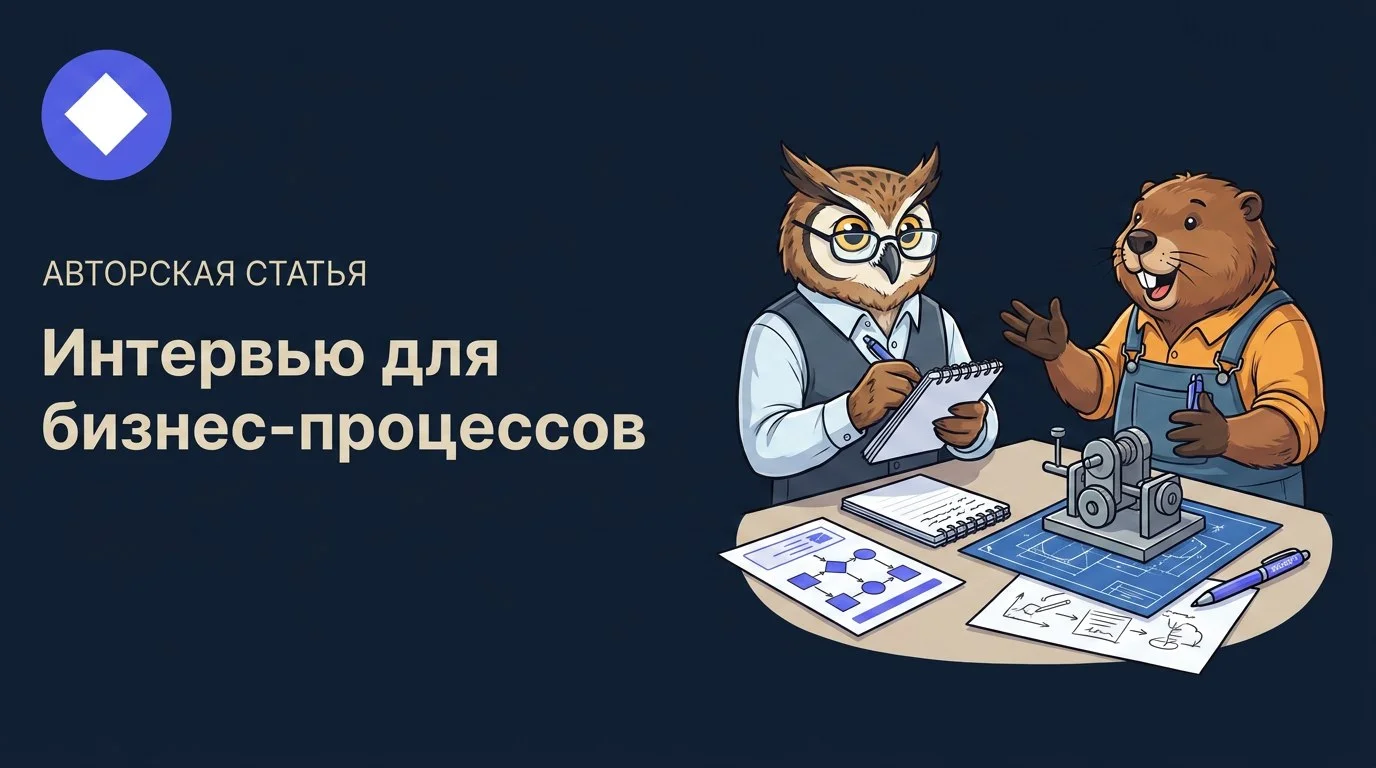 Самый рискованный этап BPM-проекта — не моделирование. Это часовой разговор с сотрудником
