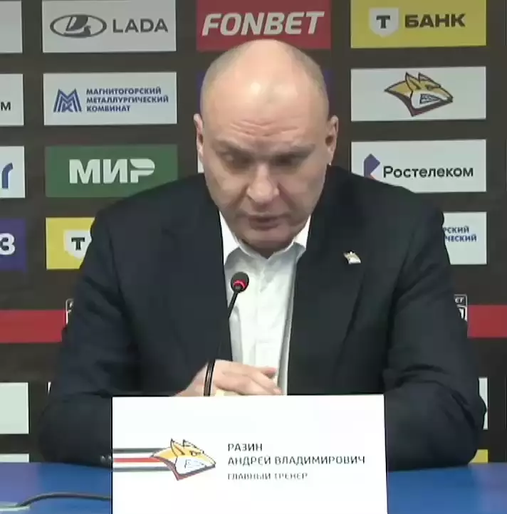 🗣 Главный тренер 🦊 Металлурга Андрей Разин принес извинения за свои резкие высказывания на
