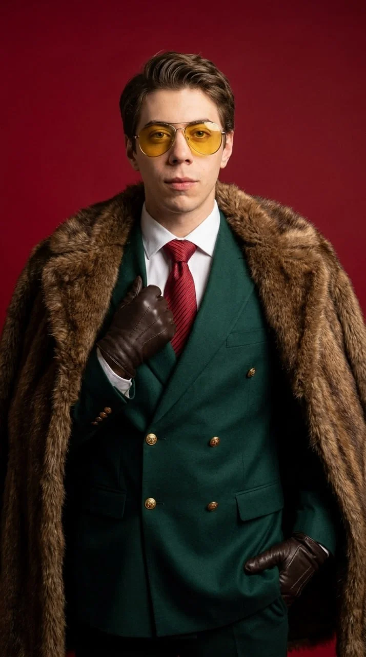 🤵 В винтажном костюме
