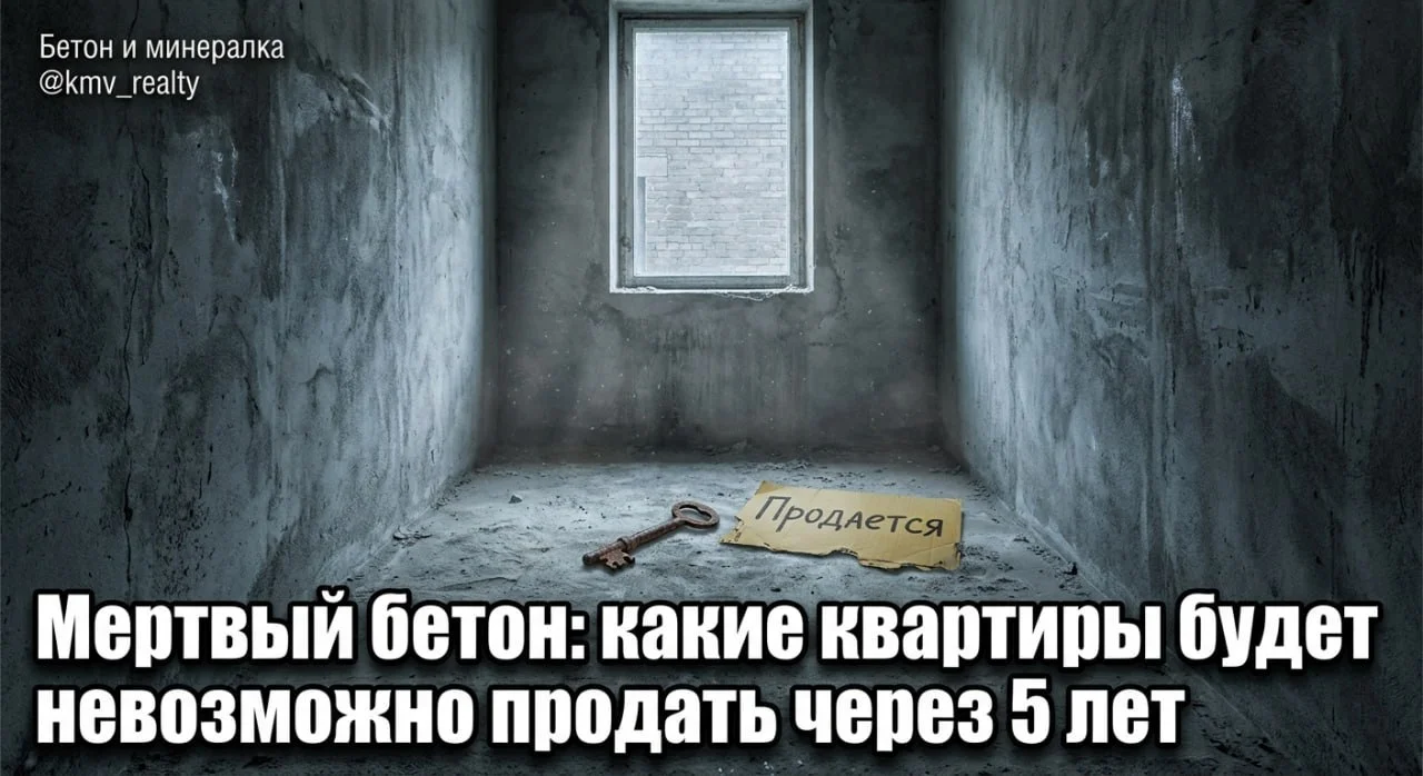Мертвый бетон: какие квартиры будет невозможно продать через 5 лет