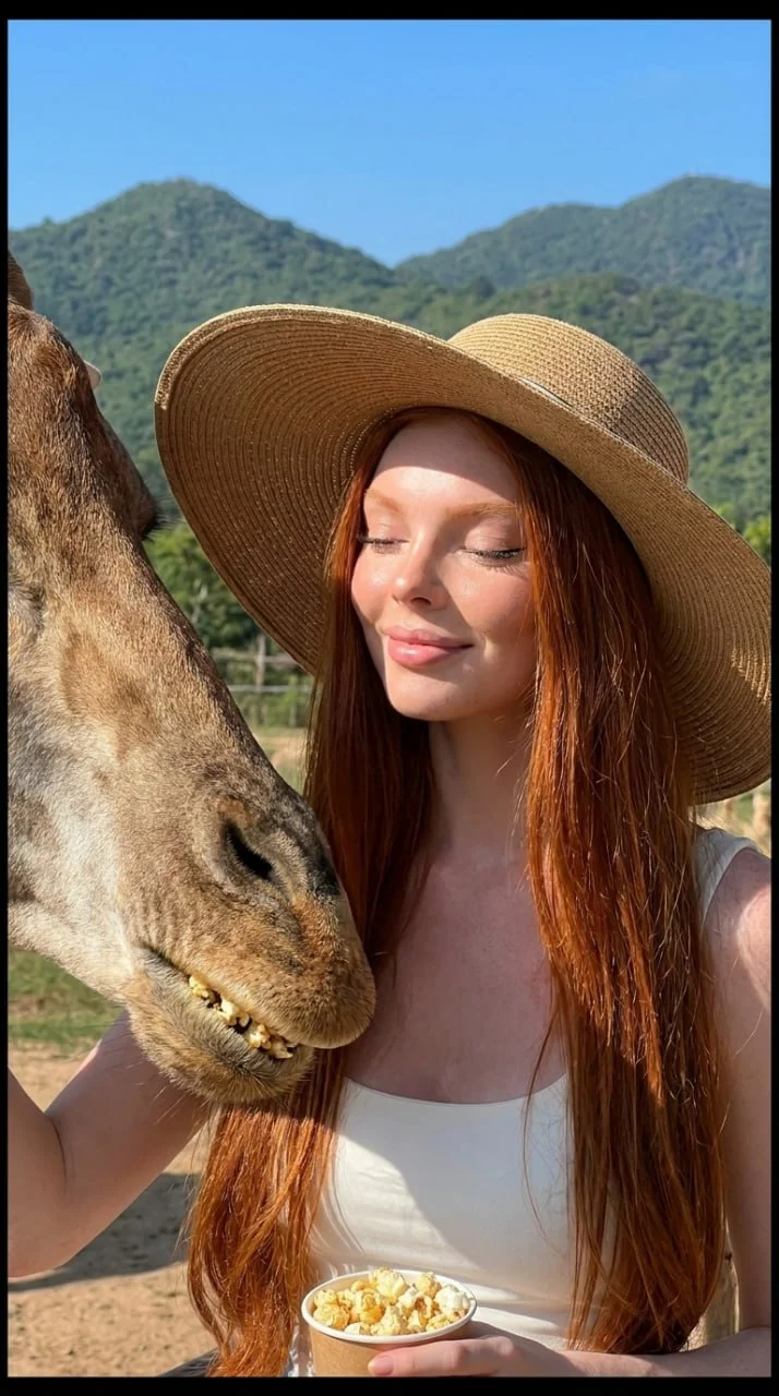 🦒Фото с жирафом