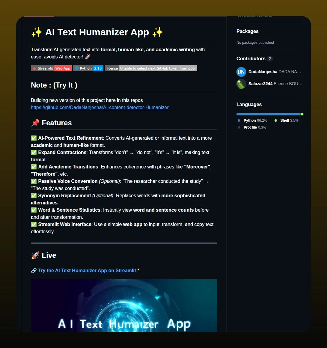 AI-Text-Humanizer-App — с легкостью превращайте текст, созданный искусственным интеллектом, в
