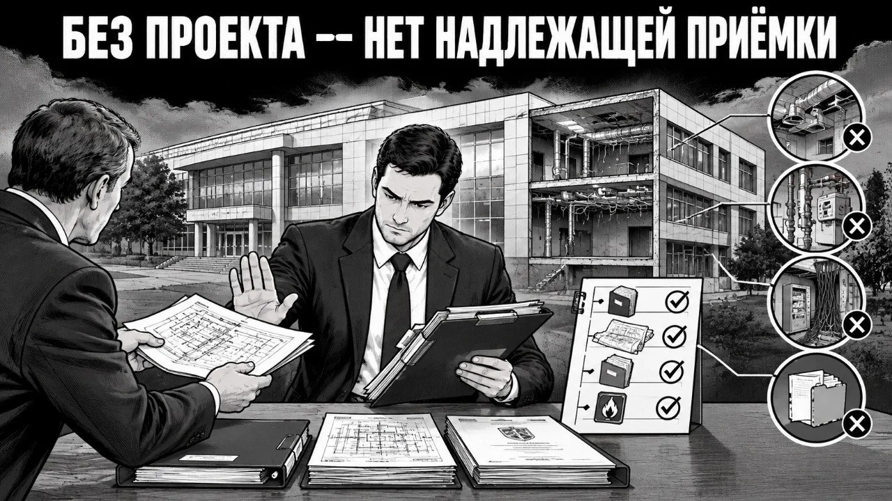 ОБЩЕСТВЕННОЕ ЗДАНИЕ БЕЗ ПРОЕКТА: ОШИБКА НАЧИНАЕТСЯ С ТЗ, А ЗАКРЕПЛЯЕТСЯ ПРИЁМКОЙ