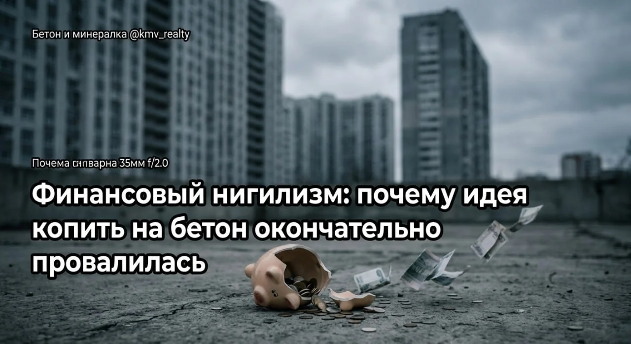 Финансовый нигилизм: почему идея копить на бетон окончательно провалилась