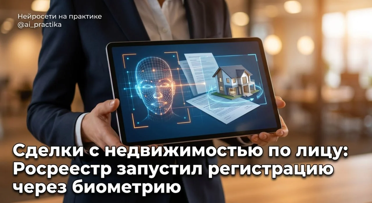 Сделки с недвижимостью по лицу: Росреестр запустил регистрацию через биометрию