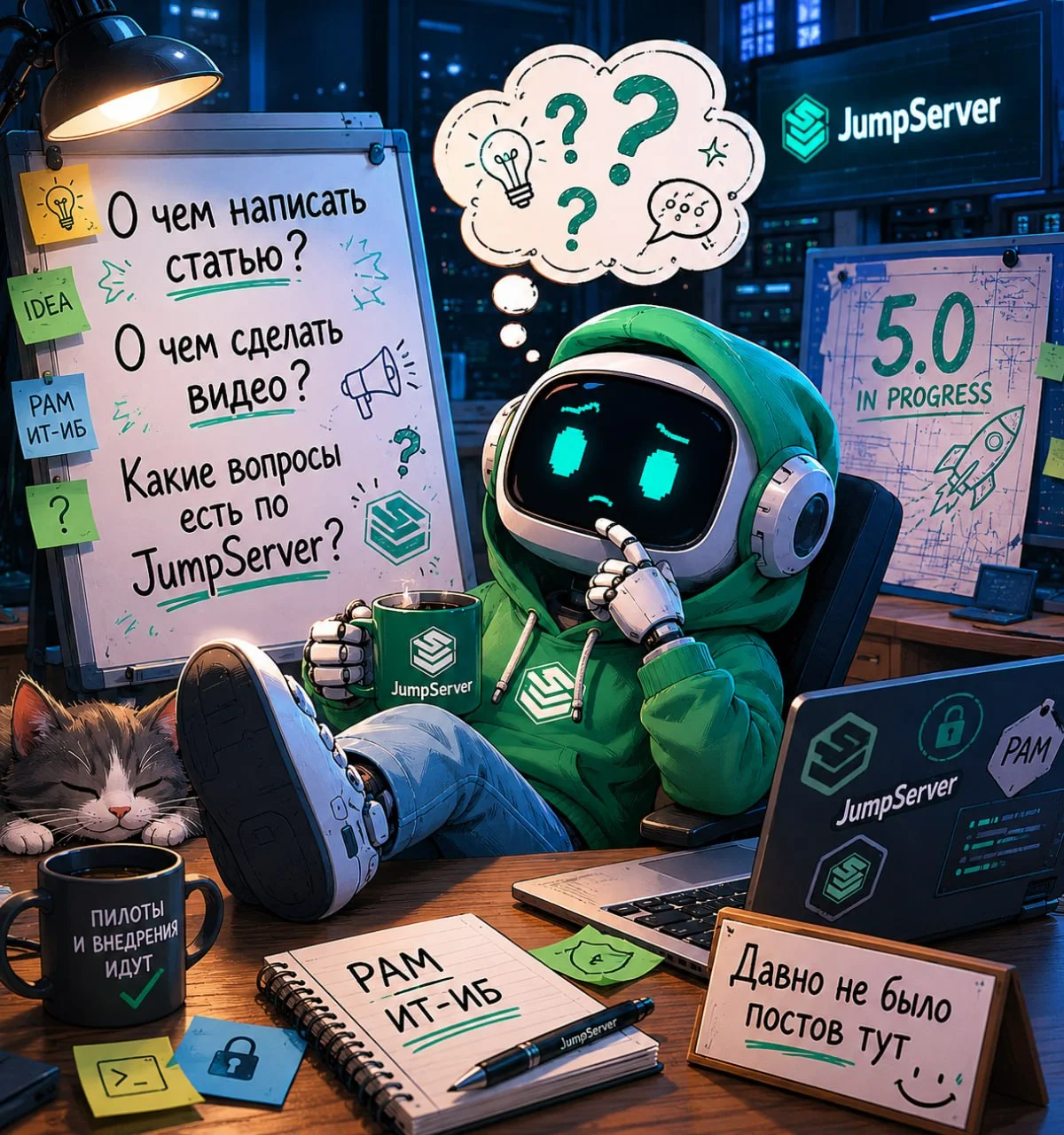О чем написать статью? О чем сделать видео? Какие вопросы есть по JumpServer PAM?