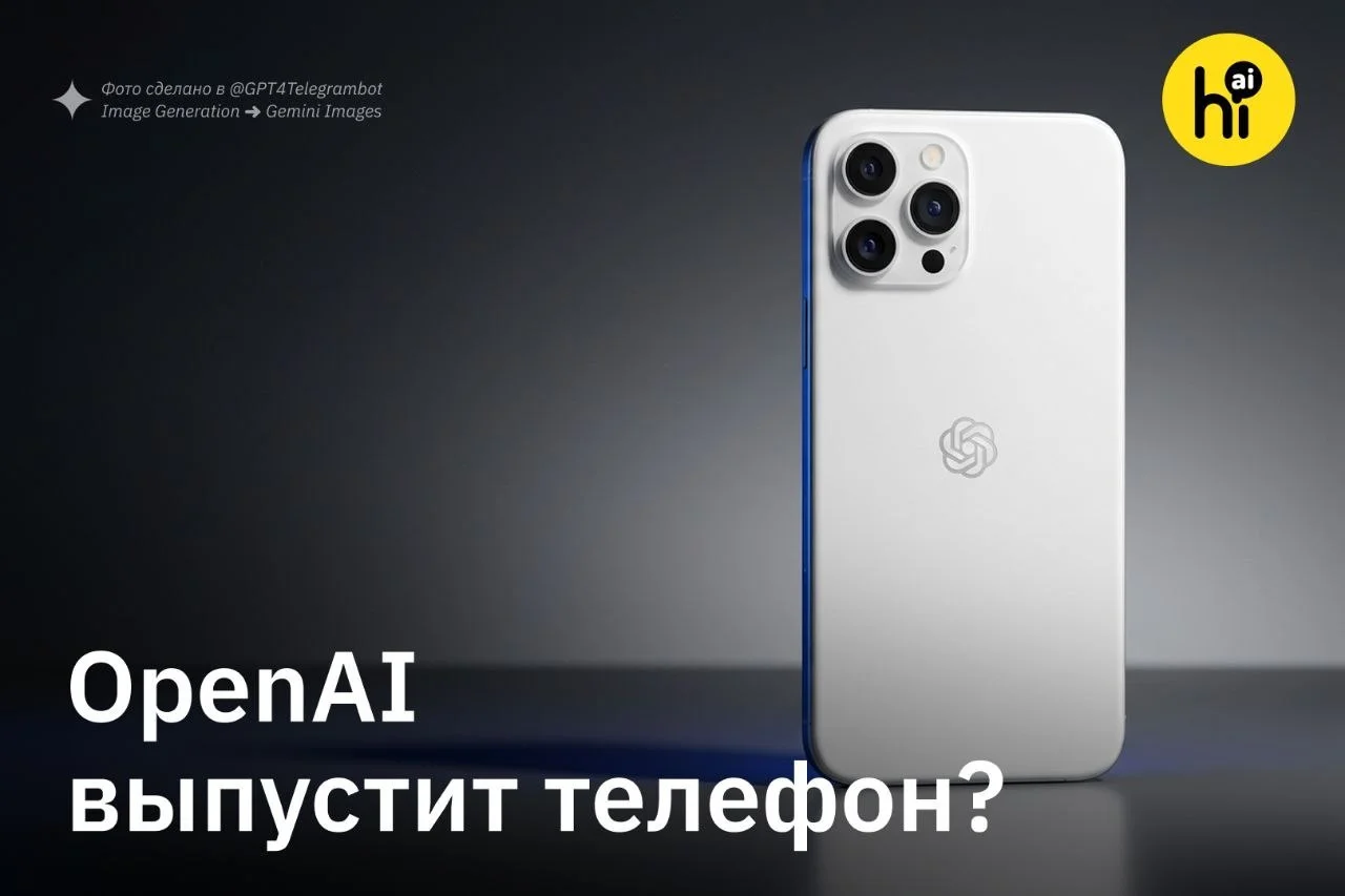 ИИ-смартфон от OpenAI: гаджет, который вызовет такси и проживет вашу жизнь к 2028 году!
