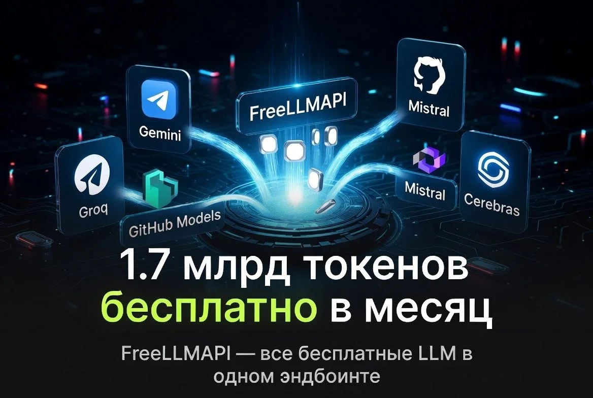 🔓 FreeLLMAPI — твой личный безлимит на эксперименты с LLM в 2026