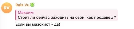 Стоит ли сейчас заходить на Озон как продавец?
