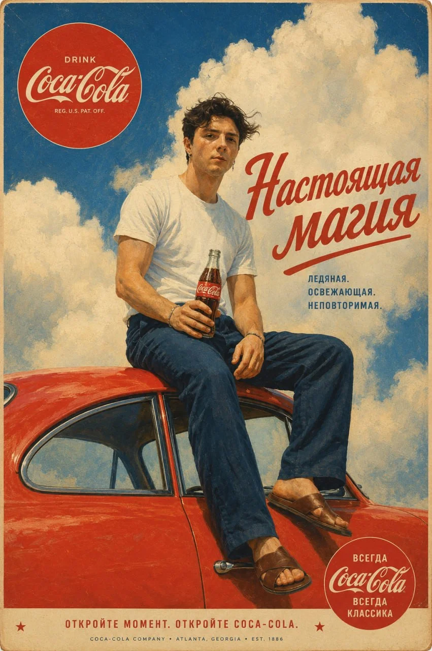 🔎Американский постер 60-х