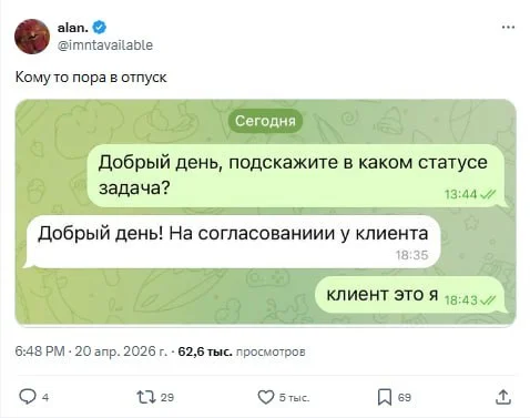 Кому-то пора отдохнуть :) Хороших выходных, ребята