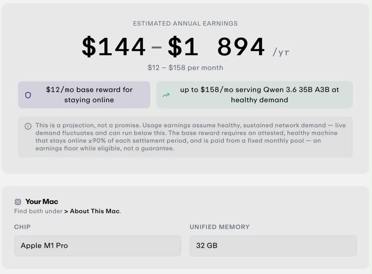 Владельцам Mac могут платить по $30–150 в месяц за аренду мощности их компьютеров
