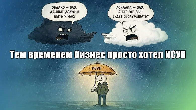 Витать в облаках или спуститься на землю: где поселить ИСУП