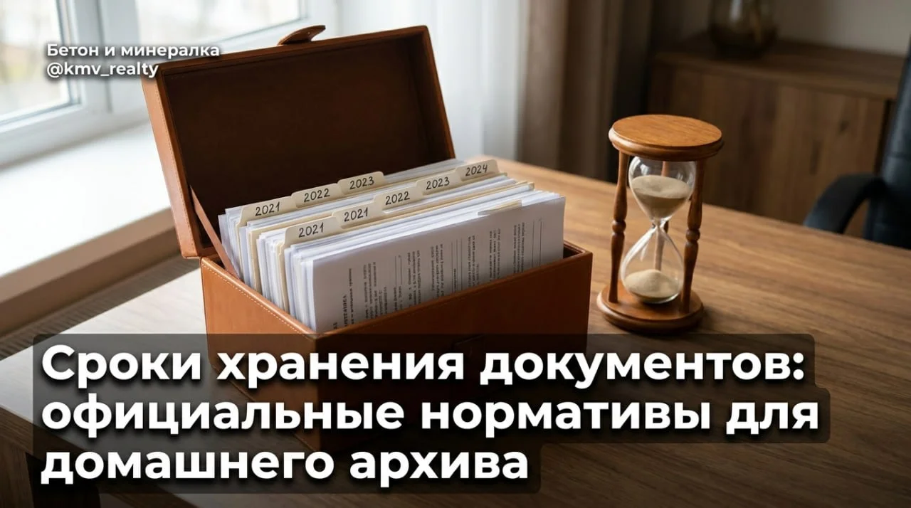 Сроки хранения документов: официальные нормативы для домашнего архива