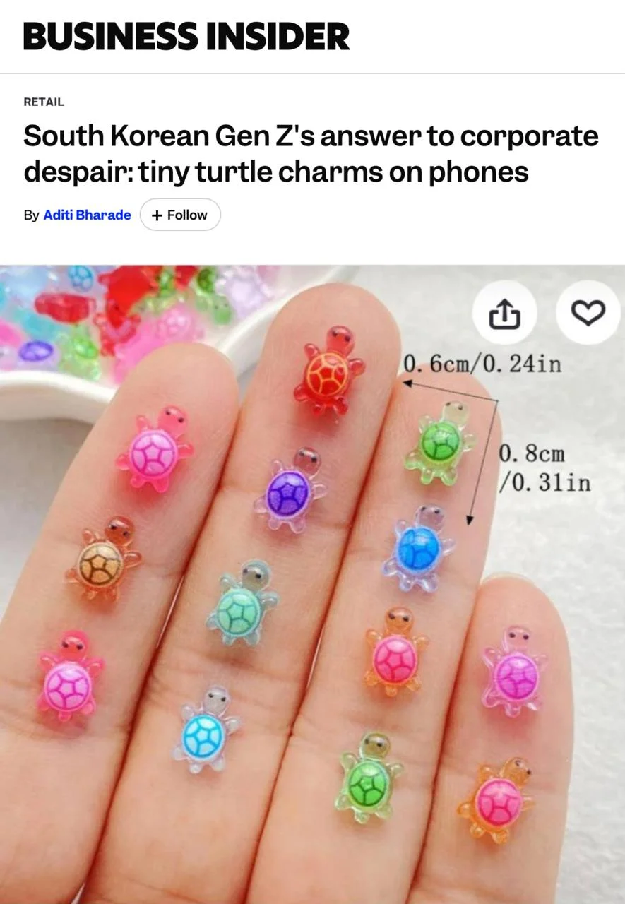 🐢 Корейский тренд, который уже приносит продажи: цветные черепахи для смартфонов