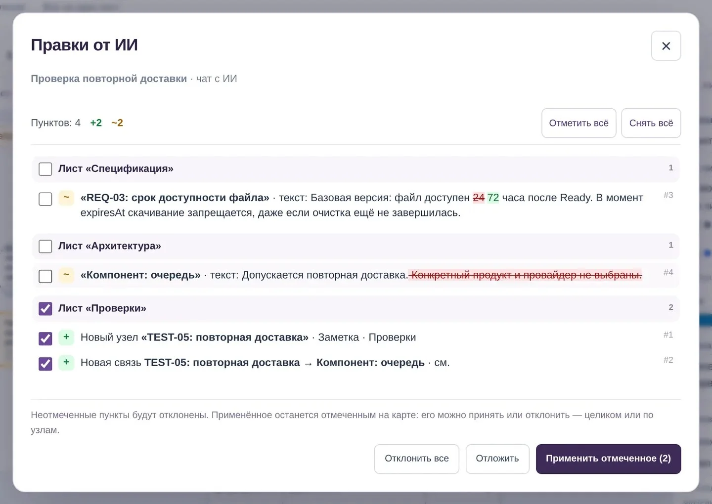 Что ИИ поменял в моей схеме? Приращение вместо целого проекта