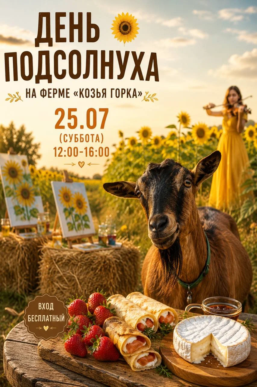 🌻День подсолнуха на ферме Козья горка🌻