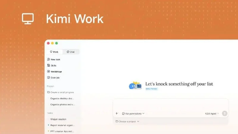 ⚡️ Китайцы выкатили бесплатный (условно) аналог Claude Cowork — Kimi Work
