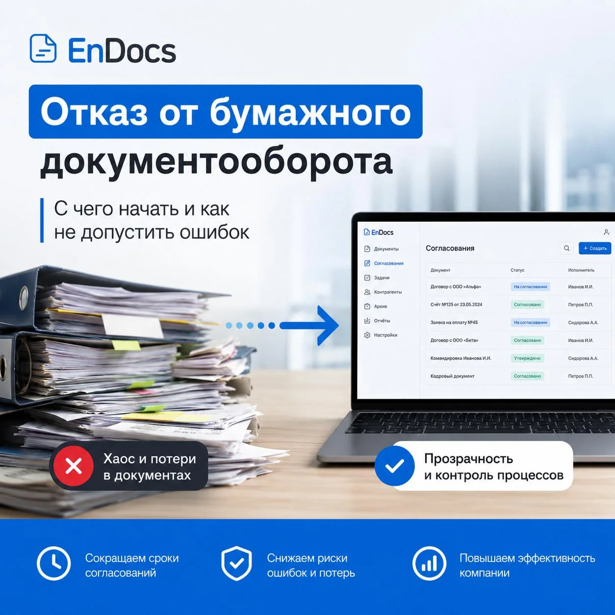 Бумажный документооборот: когда цена «привычного» становится слишком высокой