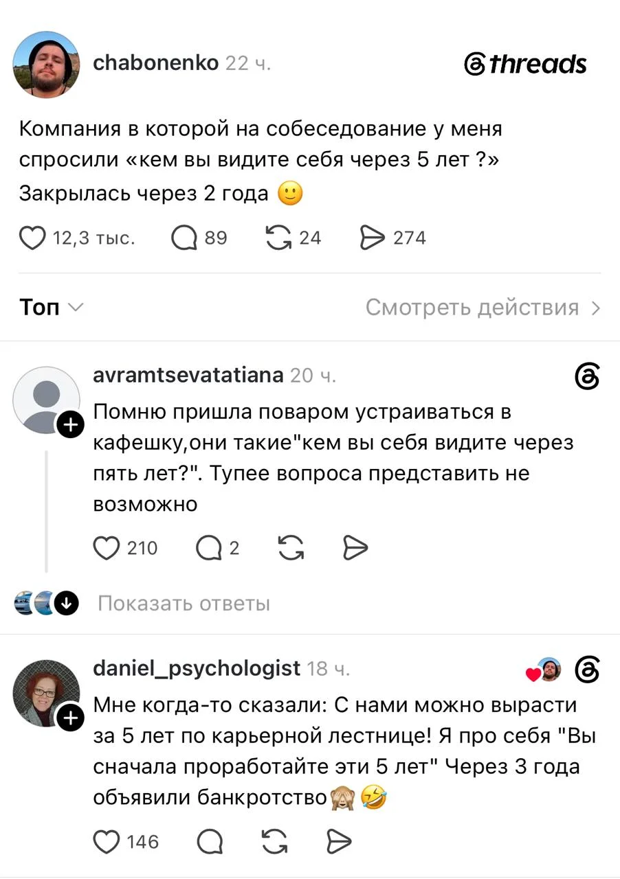 Далеко не все компании выдерживают испытание собственным вопросом Где вы себя видите через 5 лет?