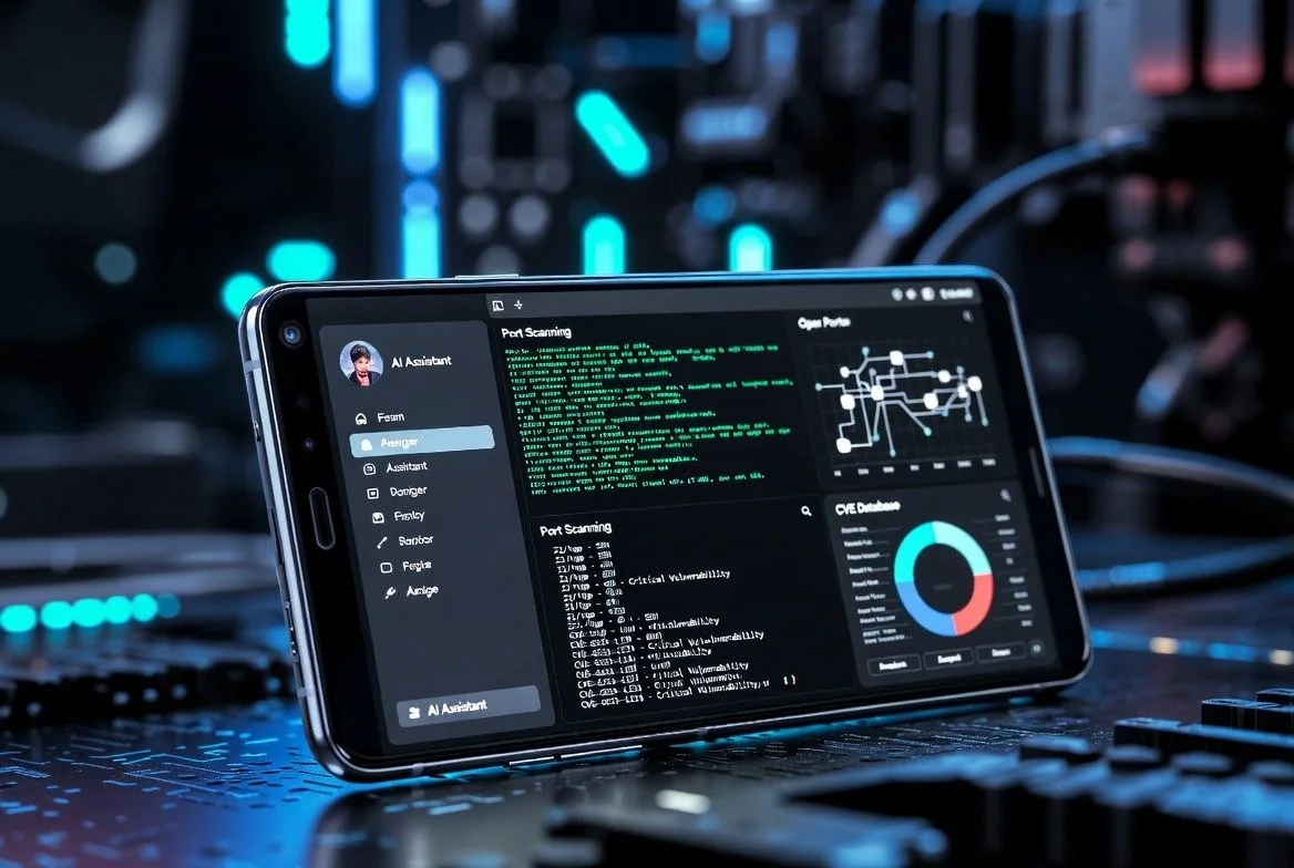 🕵️ HunterA – AI-помощник для пентеста с телефона (без root)