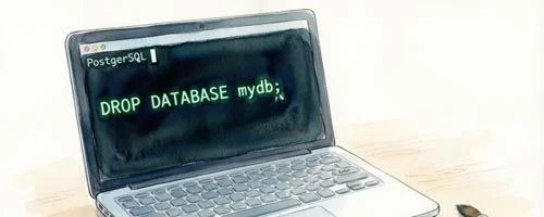 PostgreSQL - удаление базы данных через консоль