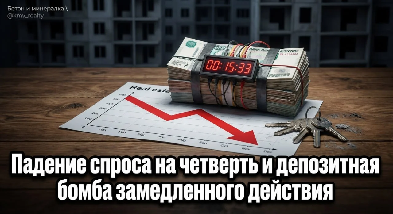 Падение спроса на четверть и депозитная бомба замедленного действия