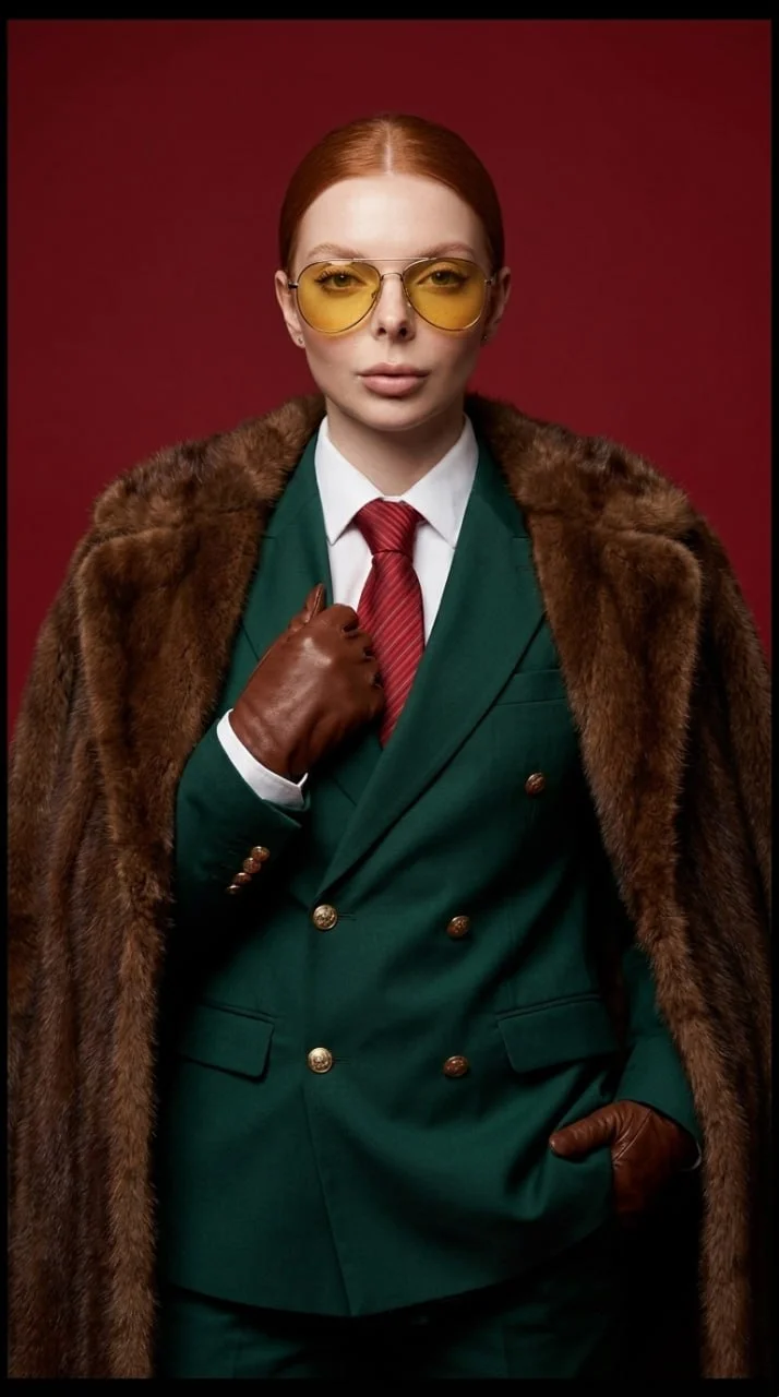 🤵 В винтажном костюме