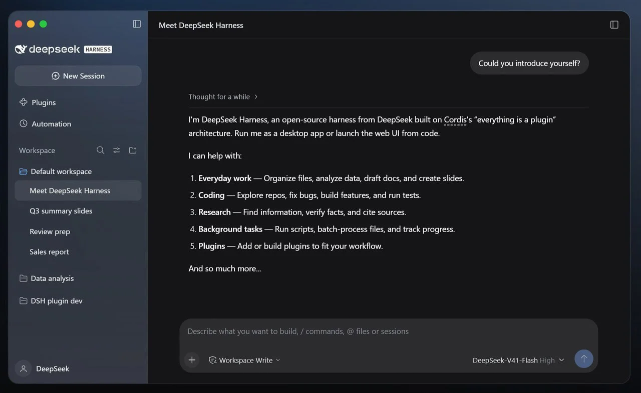 DeepSeek выпустила десктопного агента для Windows и macOS с открытым исходным кодом