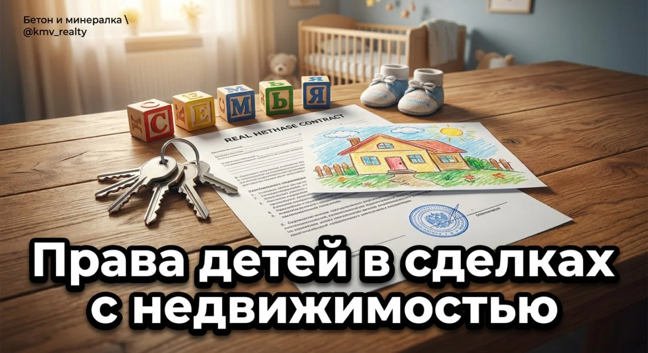 Права детей в сделках с недвижимостью