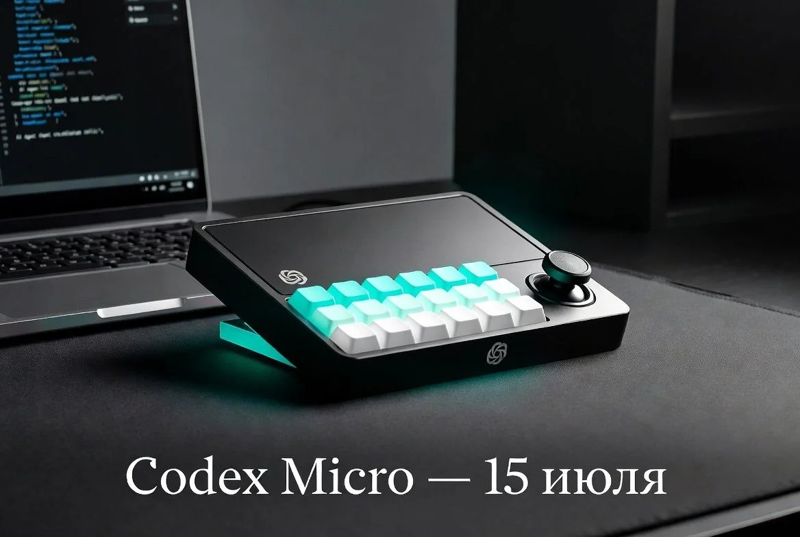 🔥 #фича OpenAI выпускает ЖЕЛЕЗО — Codex Micro. Первое устройство в истории компании