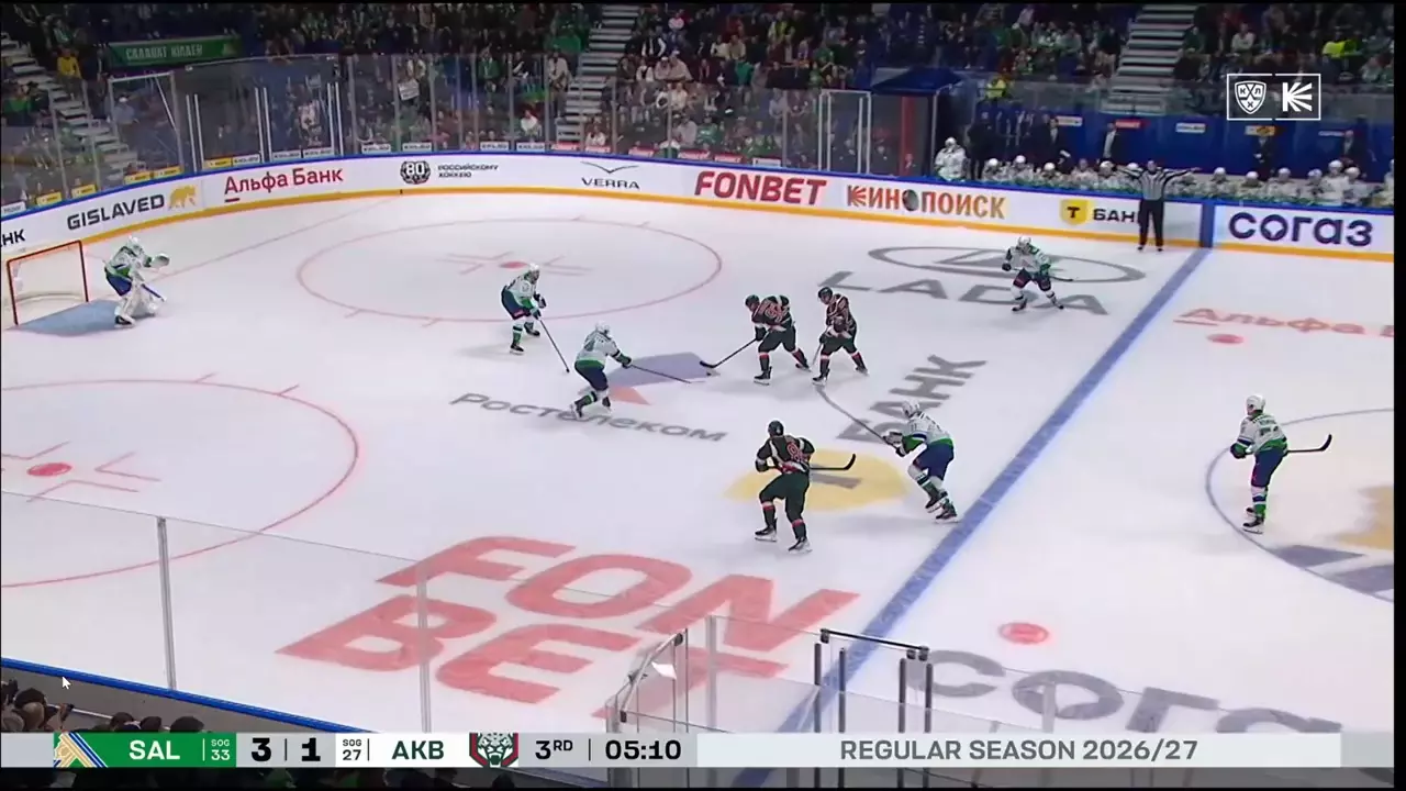 👨‍⚖️ 🏒 Спортивно-дисциплинарный комитет Континентальной хоккейной лиги оштрафовал нападающего 💚