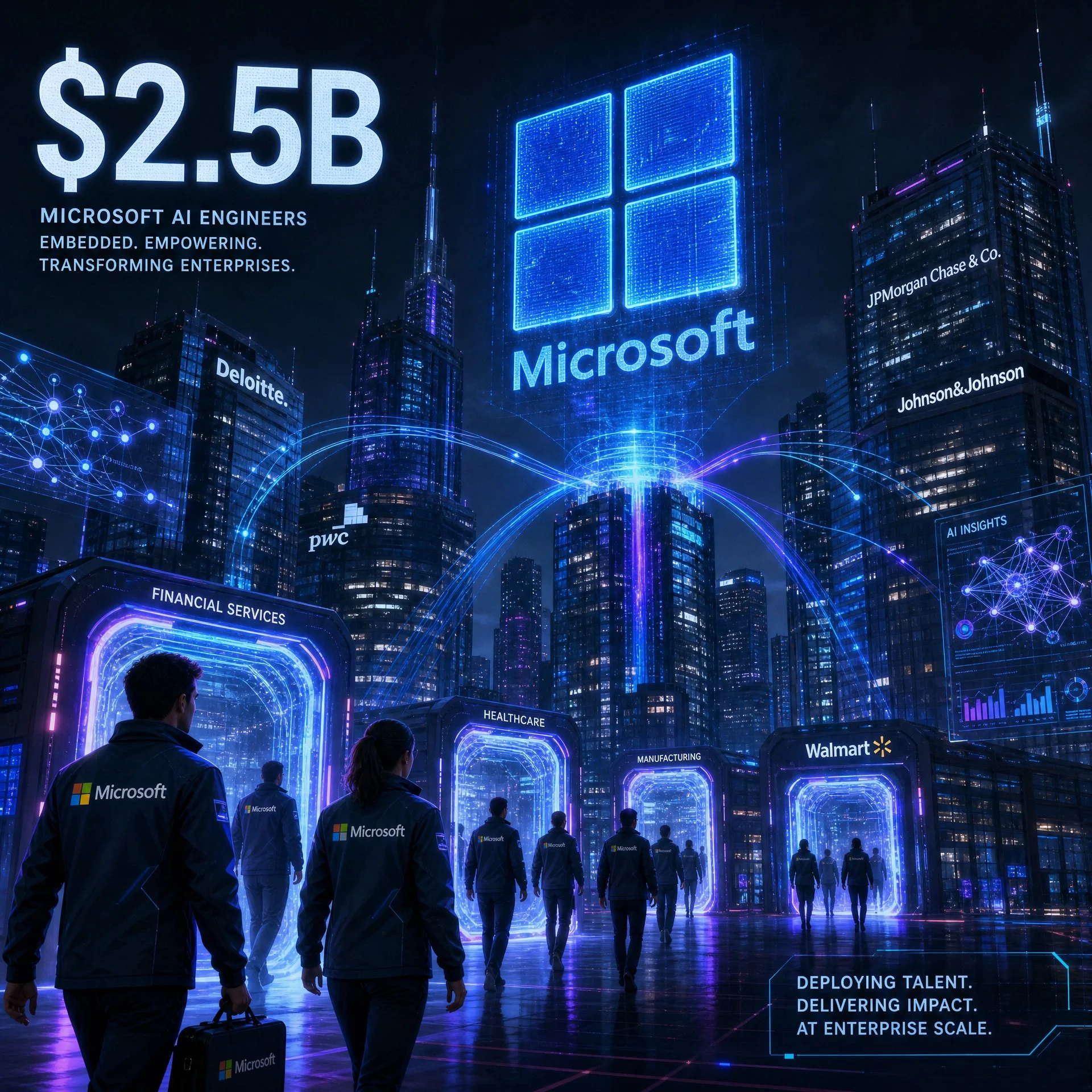 π₯ Microsoft ΡΠΎΠ·Π΄Π°Π»Π° ΠΊΠΎΠΌΠΏΠ°Π½ΠΈΡ Π·Π° $2.5 ΠΌΠ»ΡΠ΄ Π΄Π»Ρ Π²Π½Π΅Π΄ΡΠ΅Π½ΠΈΡ AI Π² Π±ΠΈΠ·Π½Π΅Ρ