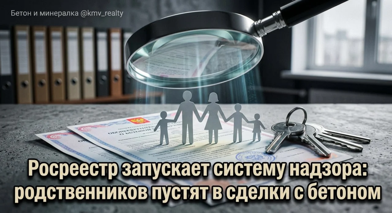 Росреестр запускает систему надзора: родственников пустят в сделки с бетоном
